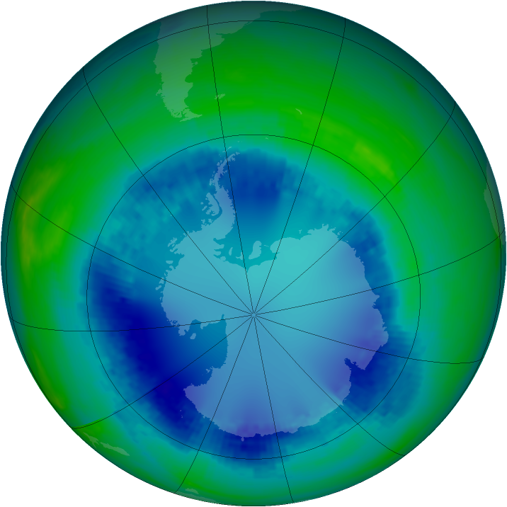 Ozone Map 2003-08-14